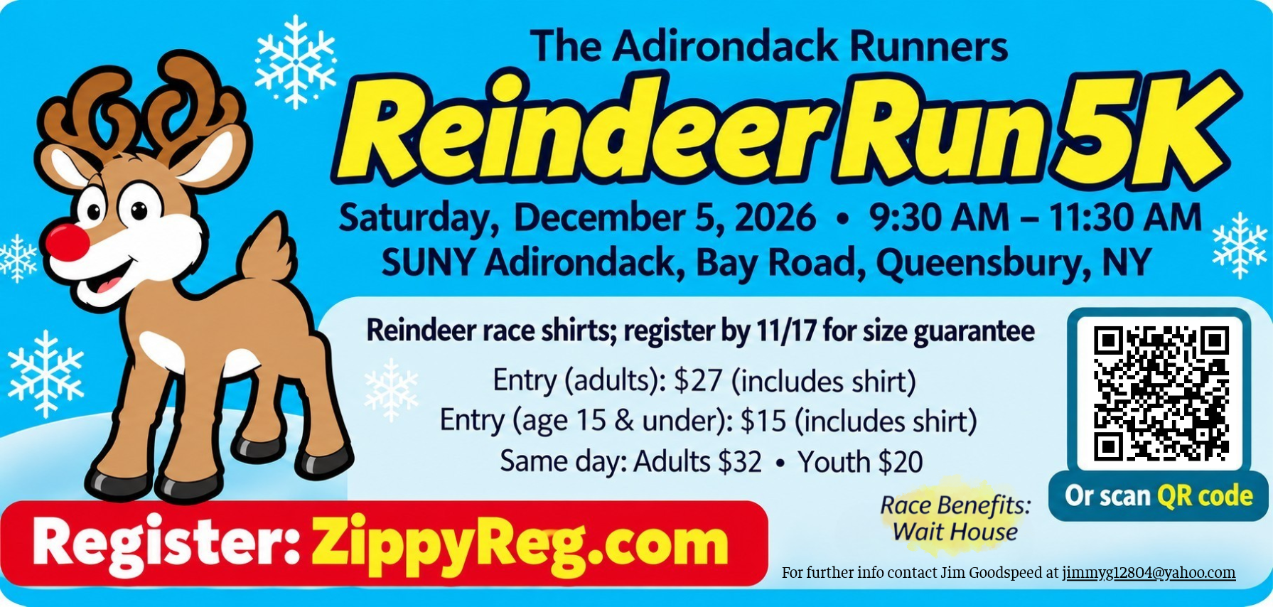Reindeer Run QR